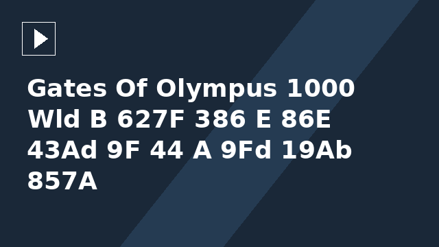 Gates Of Olympus 1000 Wld B 627F 386 E 86E 43Ad 9F 44 A 9Fd 19Ab 857A