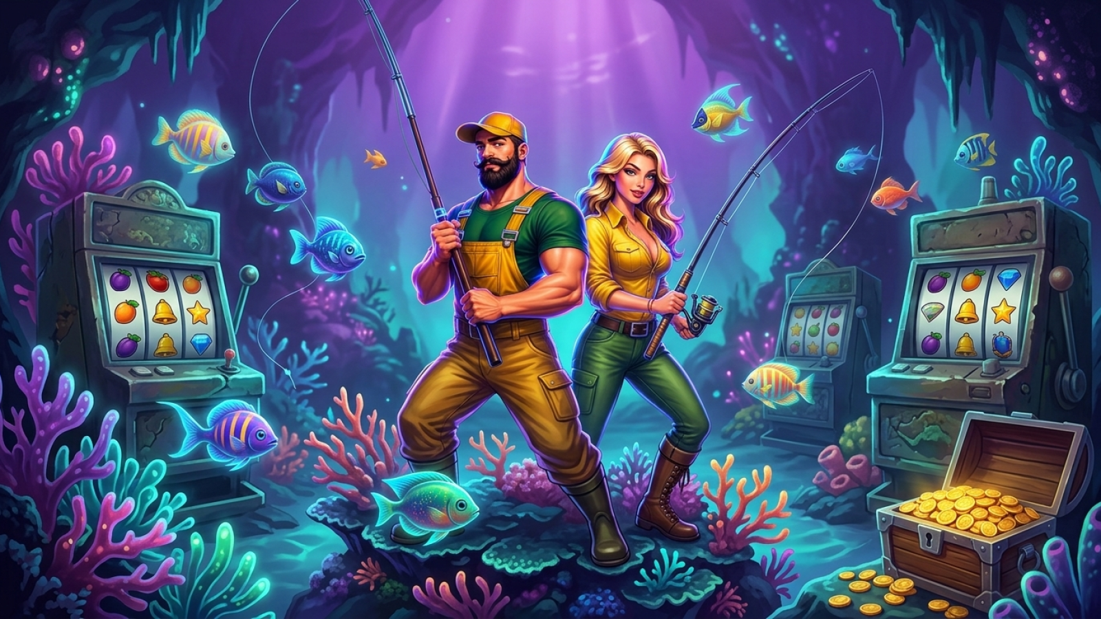 V.Vegas Casino: Illustrativ scen; Betyg: 9.8/10; Licens: Curacao Gaming Control Board